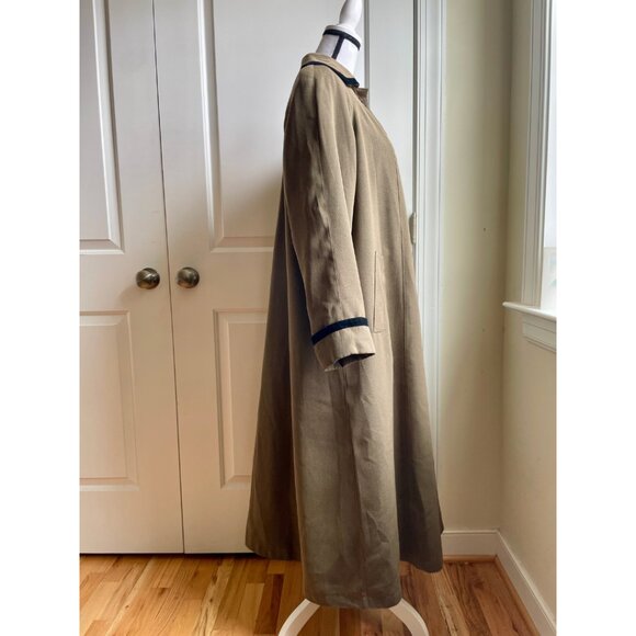 Fleet Street Vintage Tan Coat Dress - Size 8 - Picture 4 of 9